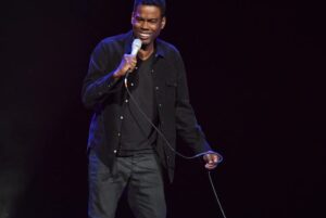 A picture of Chris Rock performing during his Total Blackout Tour at Hard Rock Live at the Seminole Hard Rock Hotel and Casino