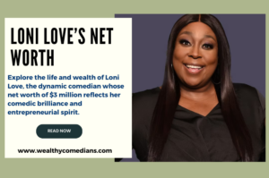 An infographic showing Loni Love’s net worth